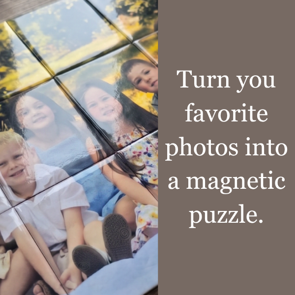 Square Custom Photo Magnet Puzzle