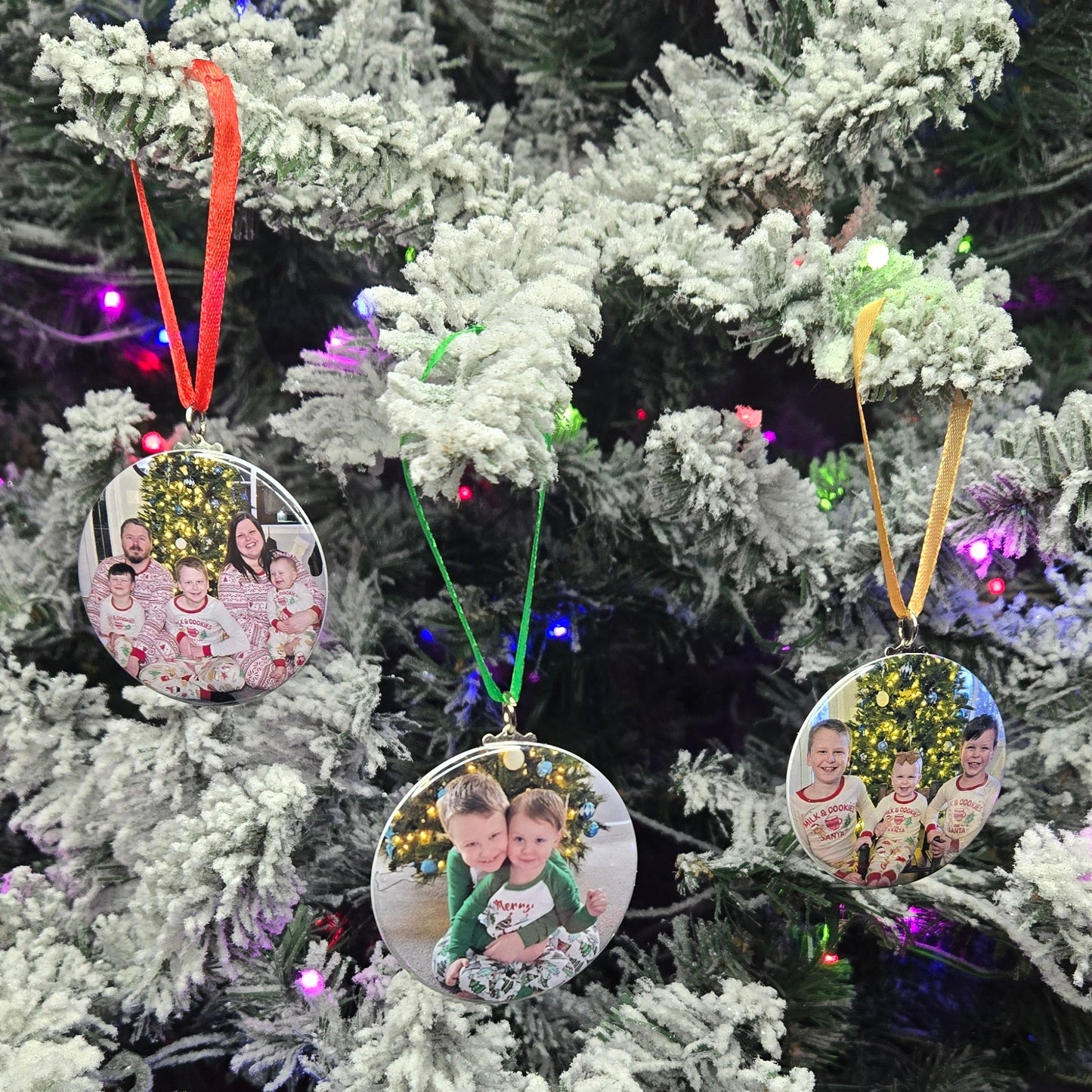 Custom Photo Christmas Ornaments
