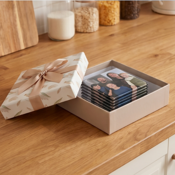 Square Custom photo magnets 2x2"