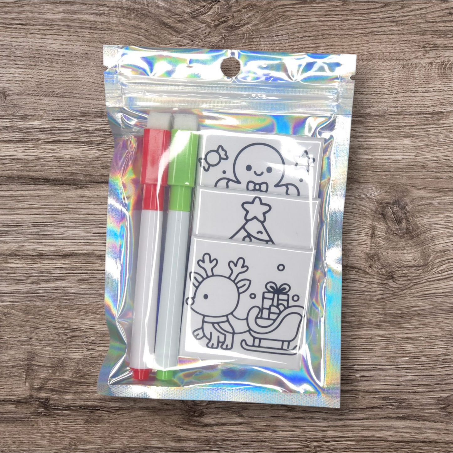 Dry Erase Christmas Magnets