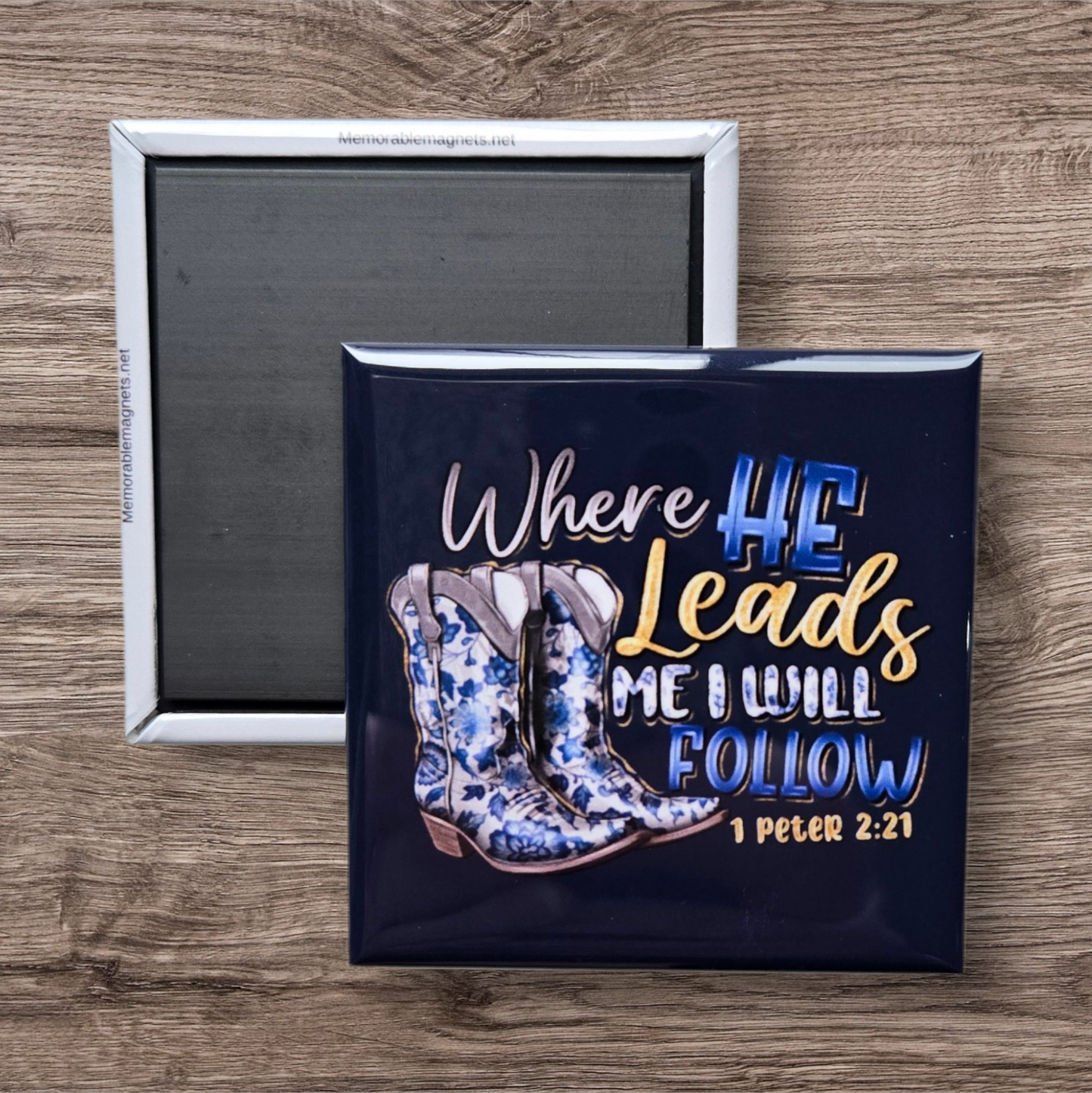 Where he leads me I will follow