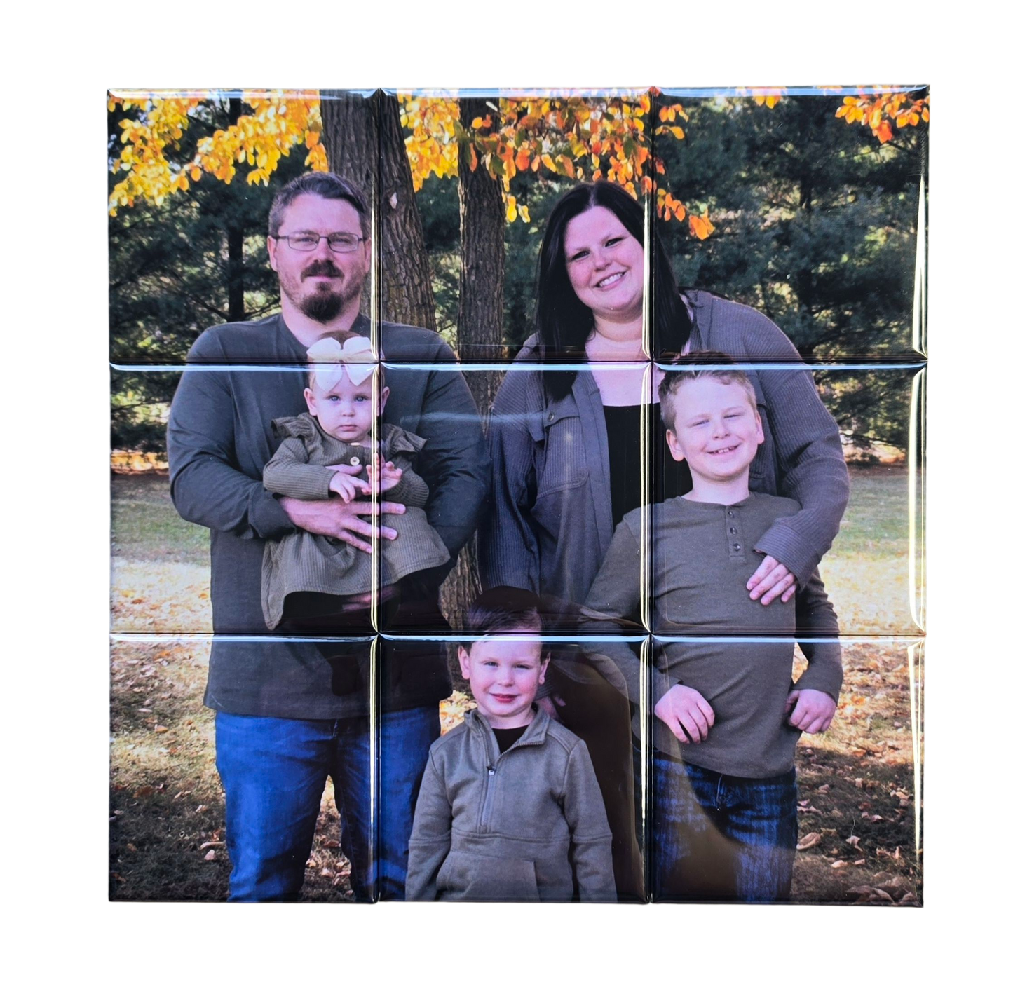 Square Custom Photo Magnet Puzzle