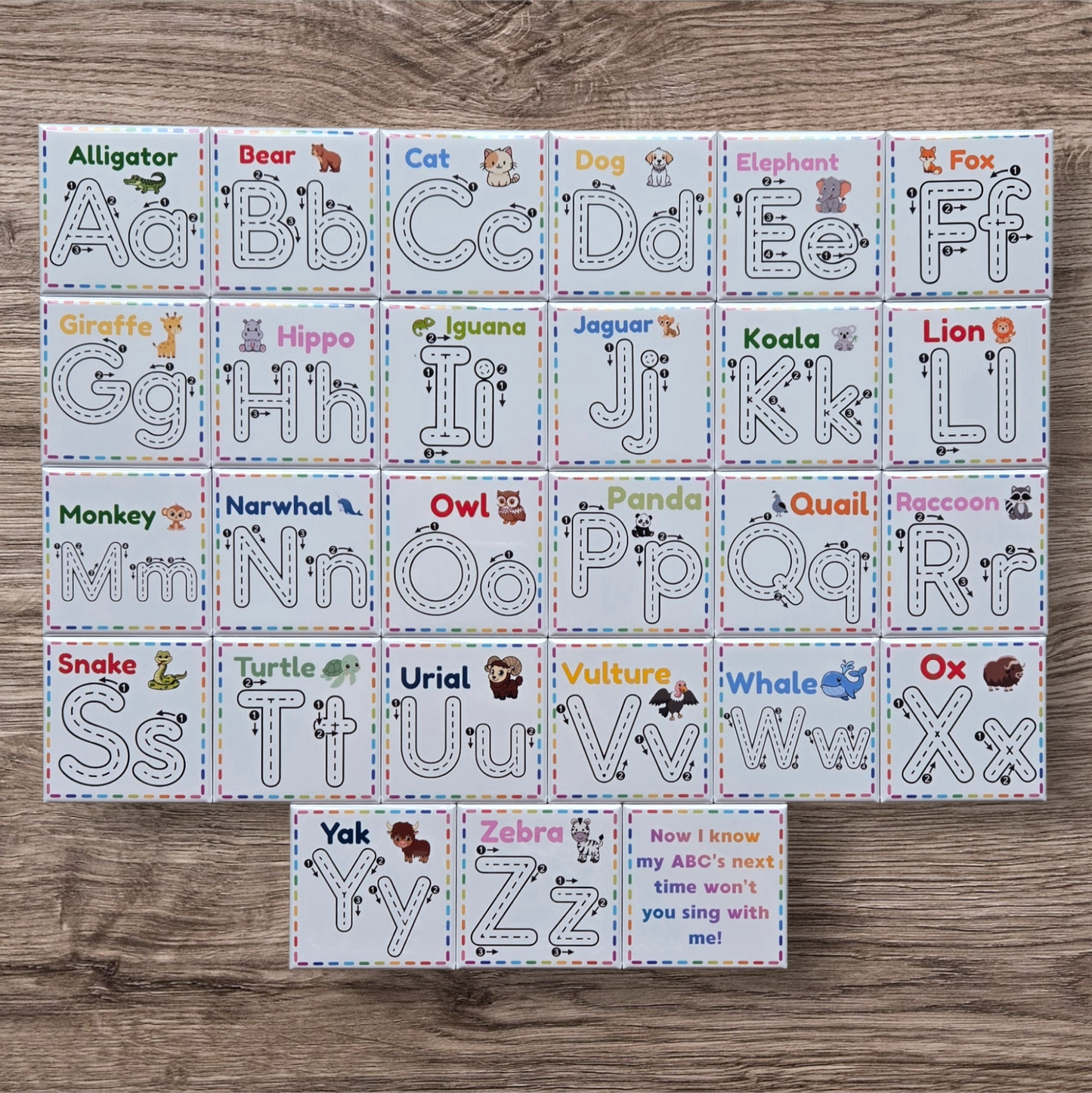 Dry Erase Alphabet Magnets