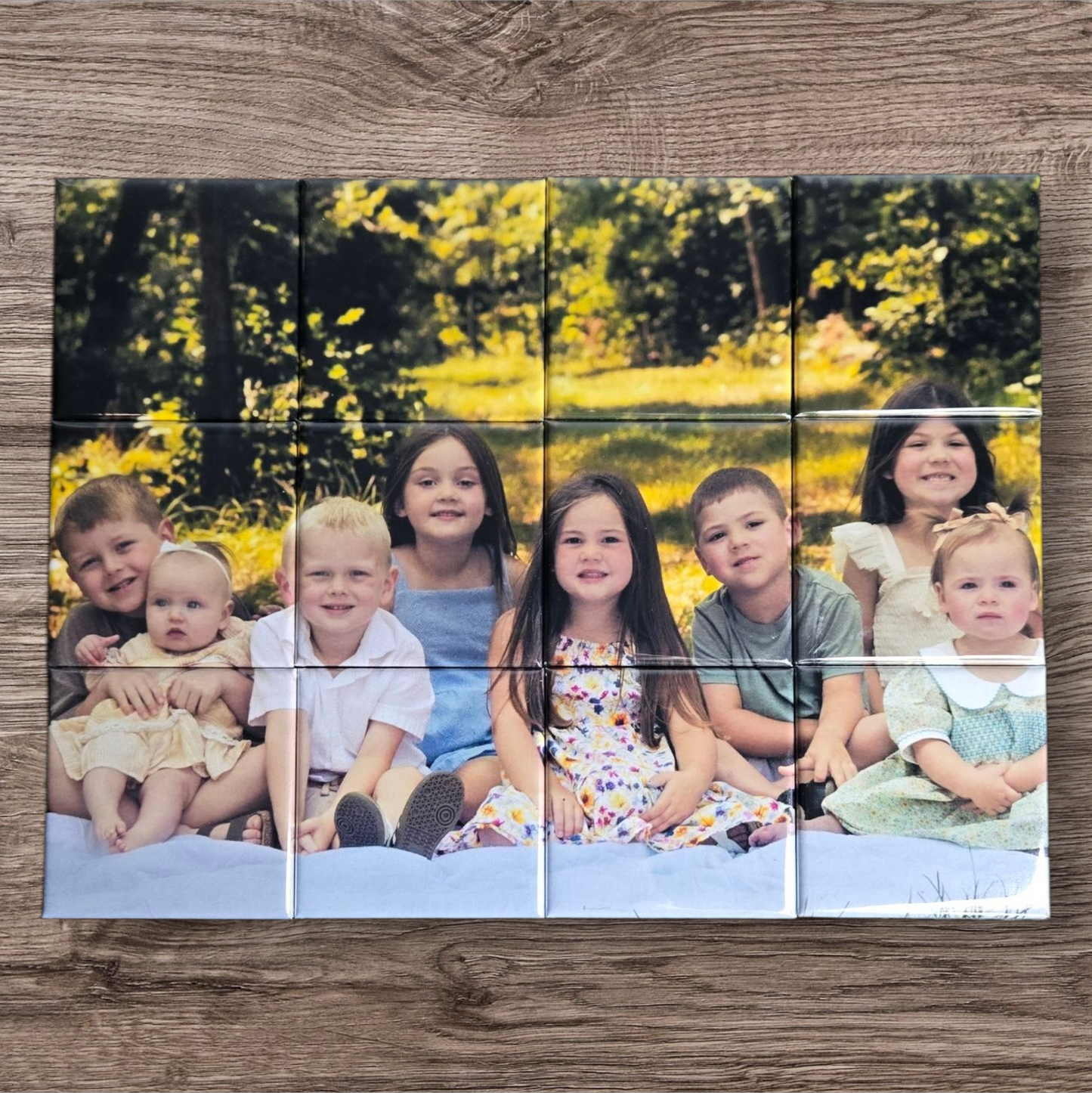Square Custom Photo Magnet Puzzle
