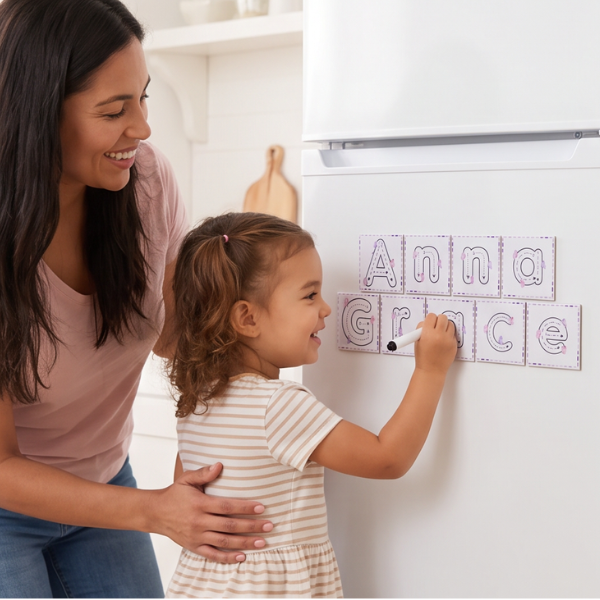 Dry Erase Custom Name Magnets- Butterflies