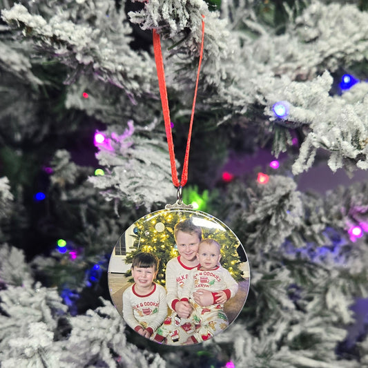 Custom Photo Christmas Ornaments