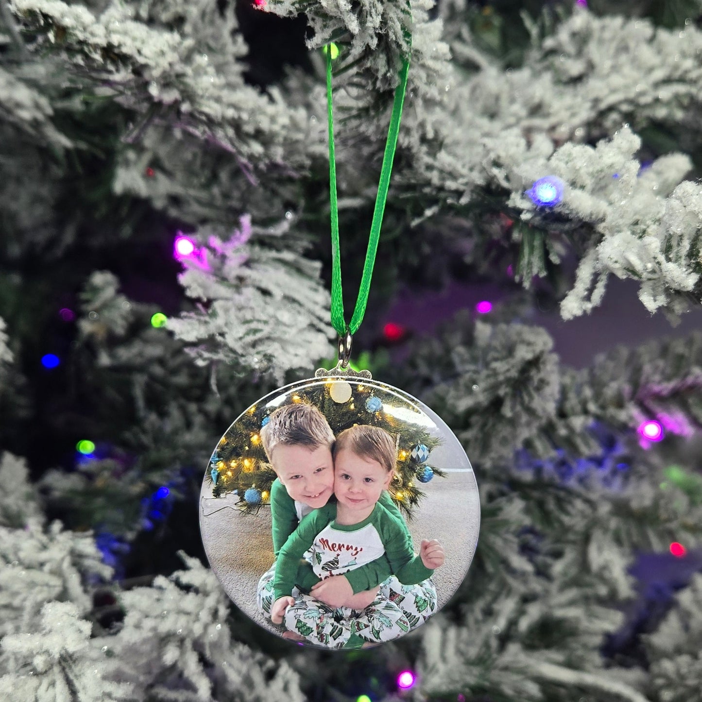 Custom Photo Christmas Ornaments