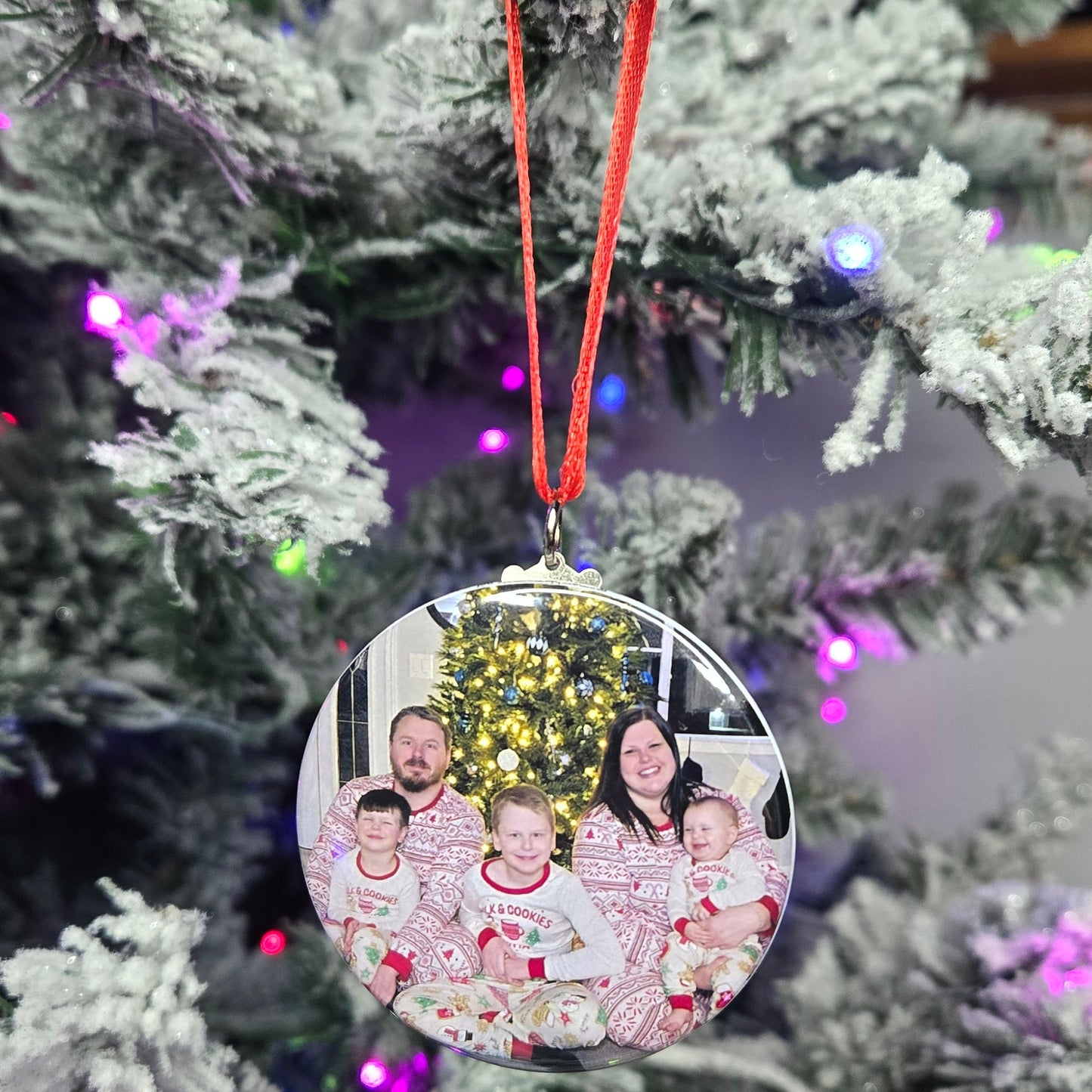 Custom Photo Christmas Ornaments