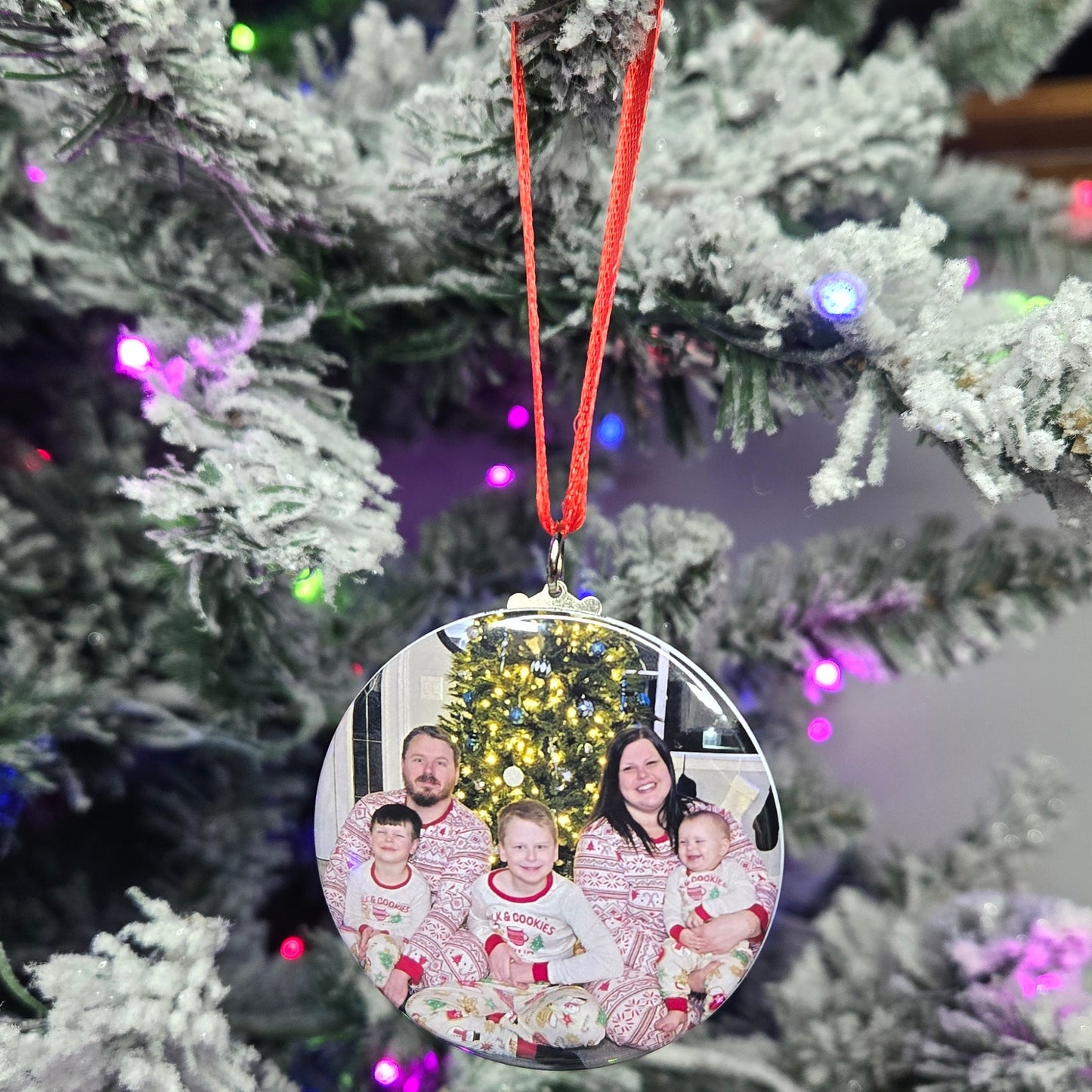Custom Photo Christmas Ornaments