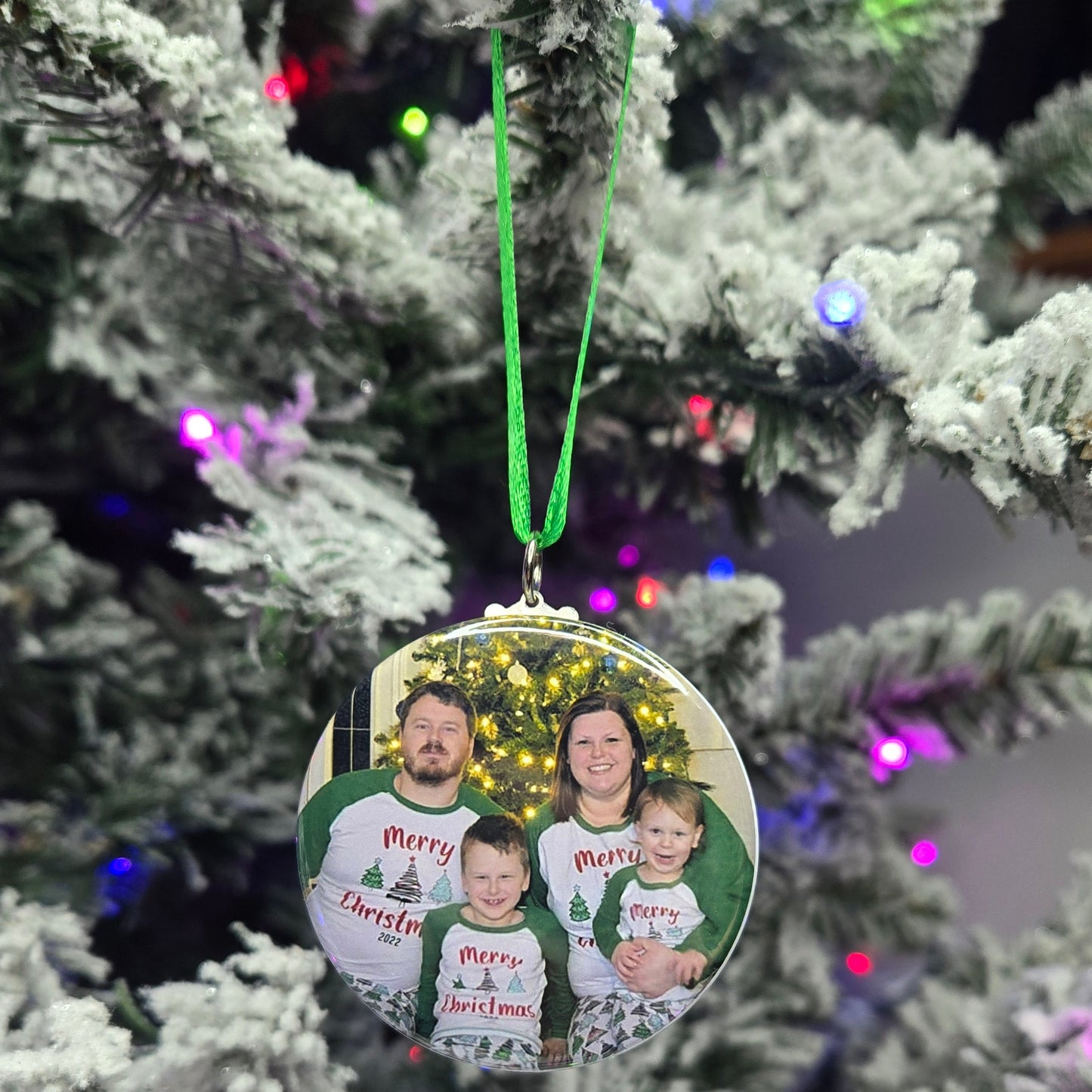Custom Photo Christmas Ornaments