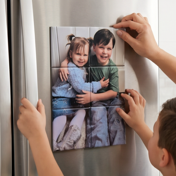 Square Custom Photo Magnet Puzzle