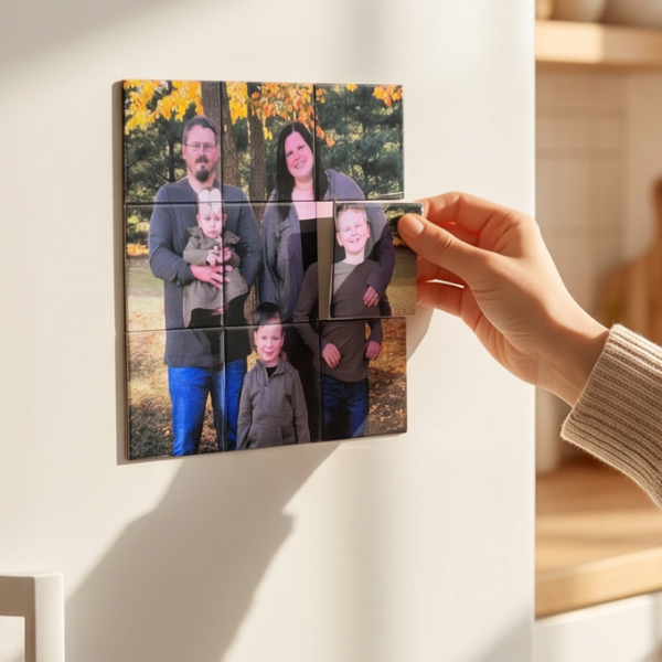 Square Custom Photo Magnet Puzzle