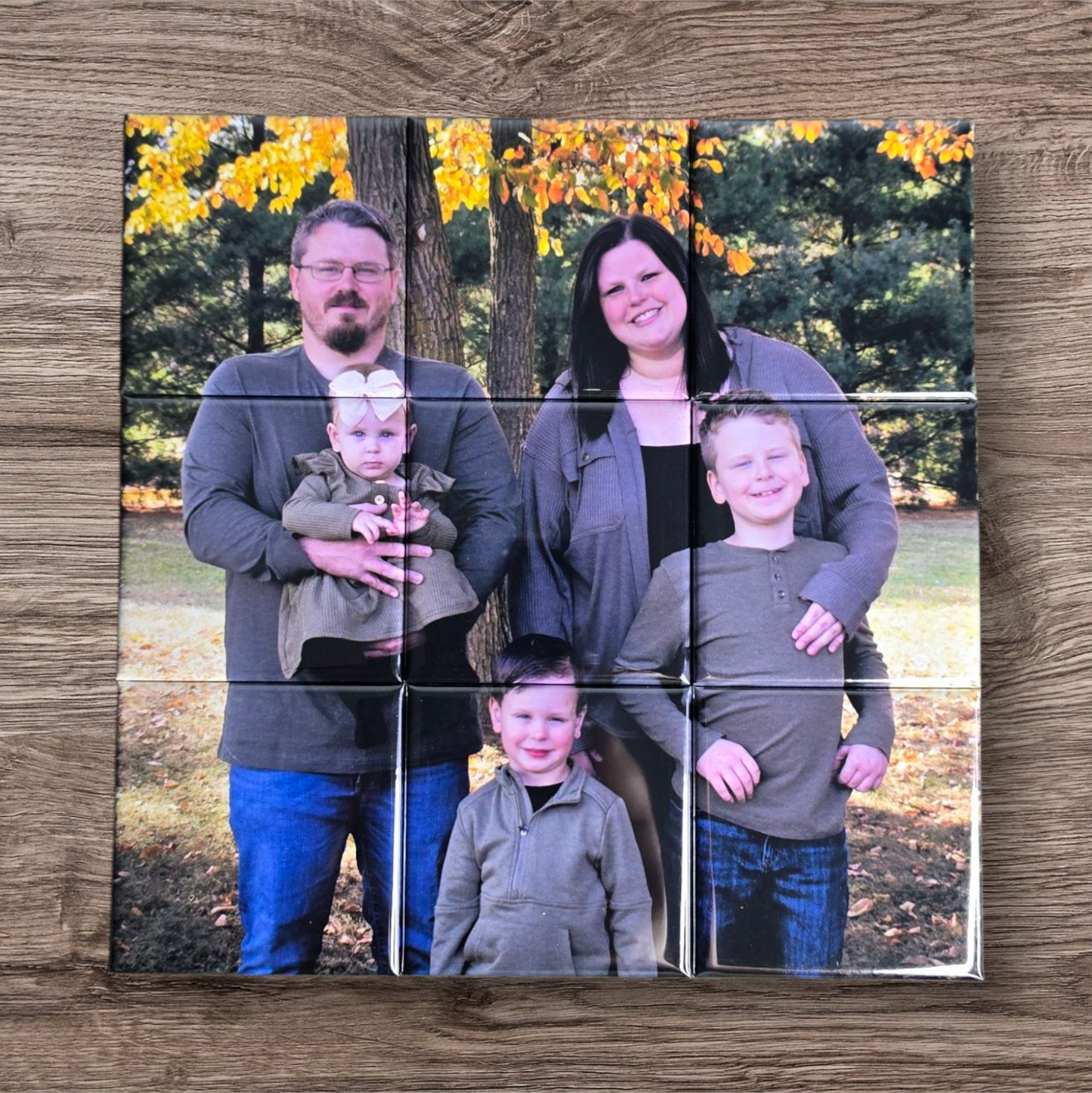 Square Custom Photo Magnet Puzzle