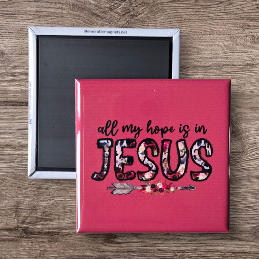 All my hope is in Jesus