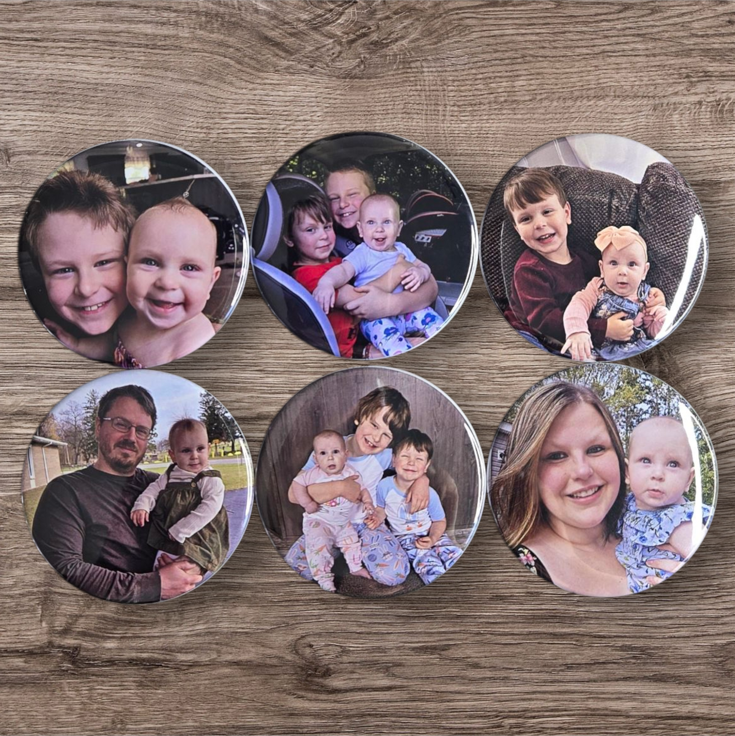 Round Custom Photo Magnets 2.25"