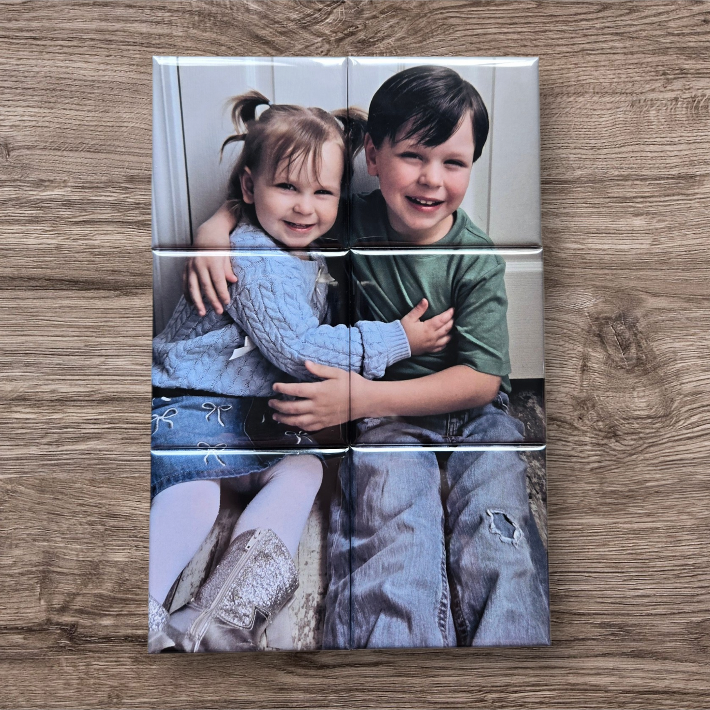 Square Custom Photo Magnet Puzzle