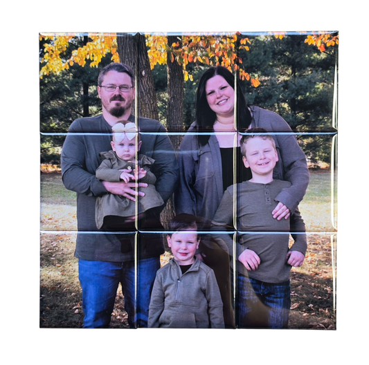 Square Custom Photo Magnet Puzzle