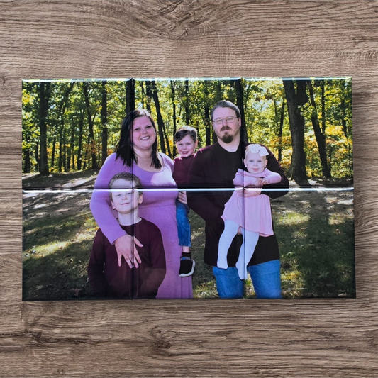 Square Custom Photo Magnet Puzzle