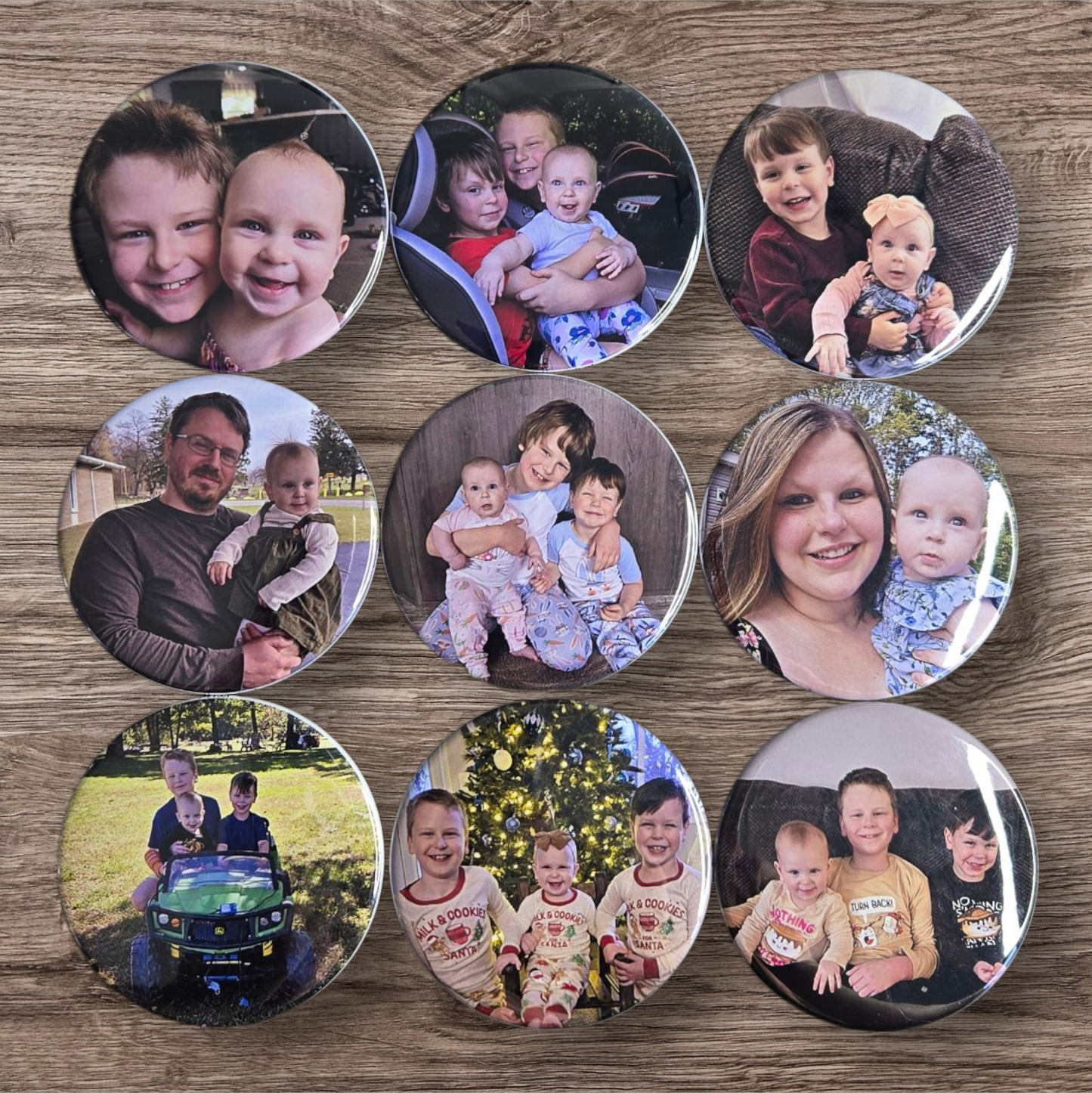 Round Custom Photo Magnets 2.25"