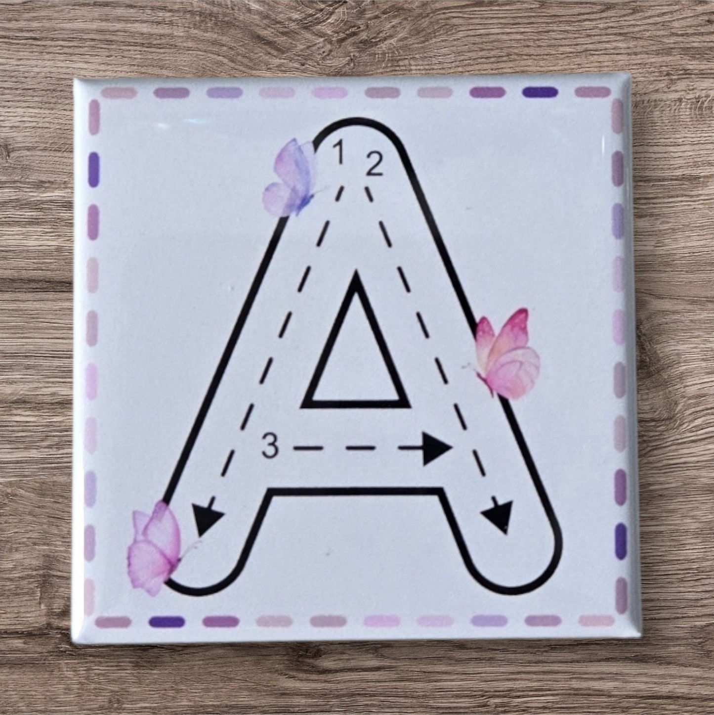 Dry Erase Custom Name Magnets- Butterflies